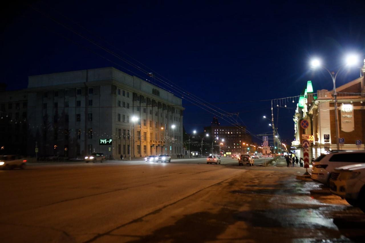 Фото Отключение подсветки на здании мэрии Новосибирска попало на видео 5